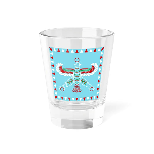 Standard of Cyrus the Great Blue (Iran) Shot Glass 1.5oz 1.5oz - Go Mug Yourself