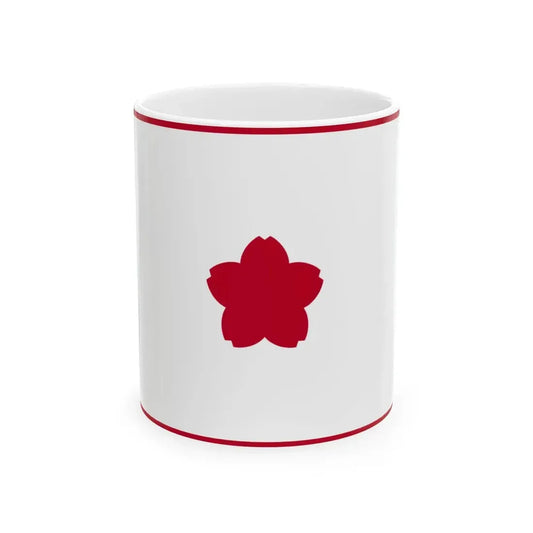 Standard of Frigate Commander JMSDF (Japan) White Coffee Mug 11oz - Go Mug Yourself