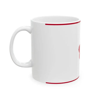 Standard of Frigate Commander JMSDF (Japan) White Coffee Mug - Go Mug Yourself