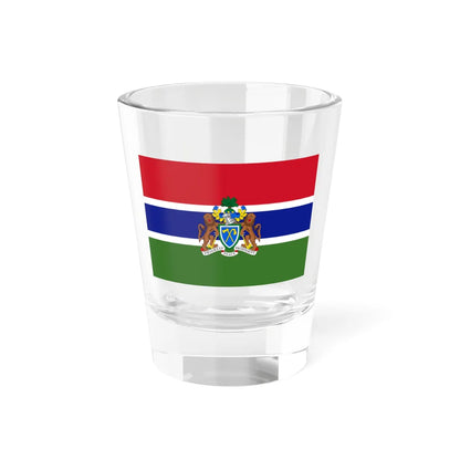 Standard of Gambian Ambassadors (Gambia) Shot Glass 1.5oz 1.5oz - Go Mug Yourself