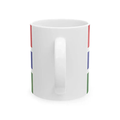 Standard of Gambian Ambassadors (Gambia) White Coffee Mug - Go Mug Yourself