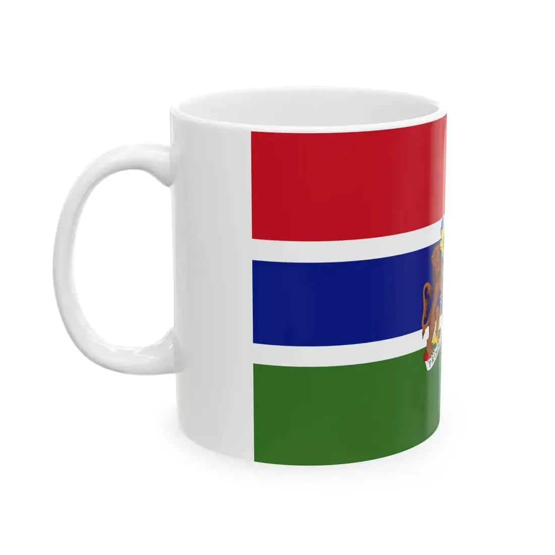 Standard of Gambian Ambassadors (Gambia) White Coffee Mug - Go Mug Yourself