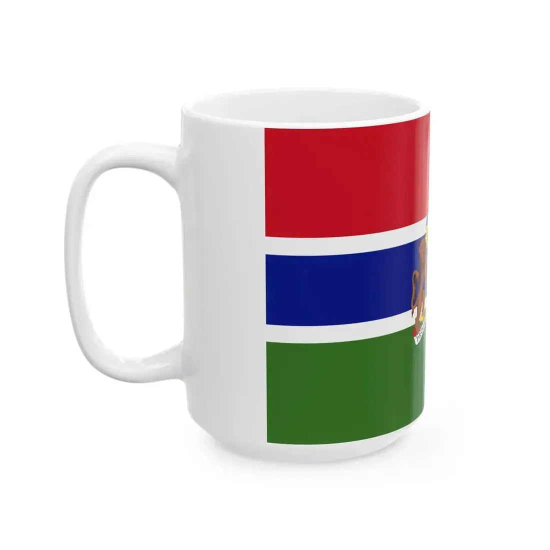 Standard of Gambian Ambassadors (Gambia) White Coffee Mug - Go Mug Yourself