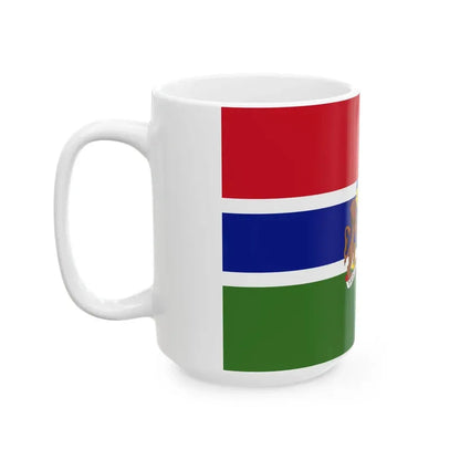 Standard of Gambian Ambassadors (Gambia) White Coffee Mug - Go Mug Yourself