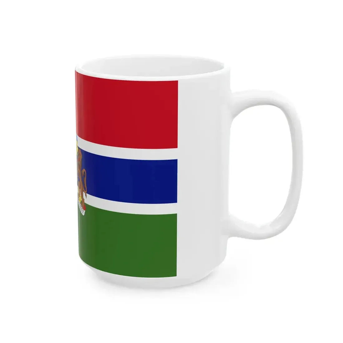 Standard of Gambian Ambassadors (Gambia) White Coffee Mug - Go Mug Yourself