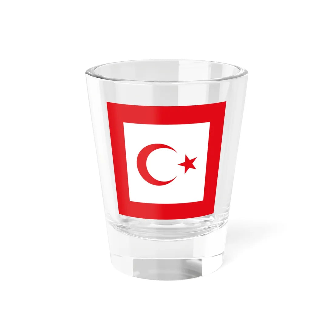 Standard of General staff of Turkish Armed Forces (Turkey) Shot Glass 1.5oz 1.5oz - Go Mug Yourself