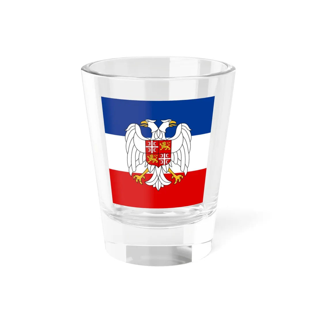 Standard of High Defence Council Member of Serbia and Montenegro (Yugoslavia) Shot Glass 1.5oz 1.5oz - Go Mug Yourself