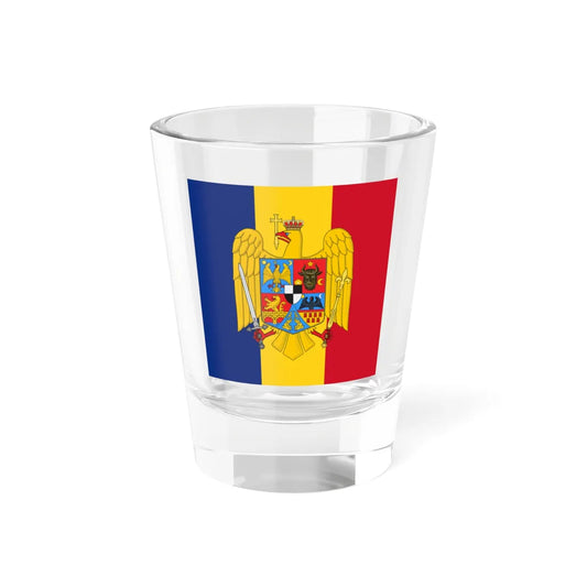 Standard of Marshal Ion Antonescu (Moldova) Shot Glass 1.5oz 1.5oz - Go Mug Yourself