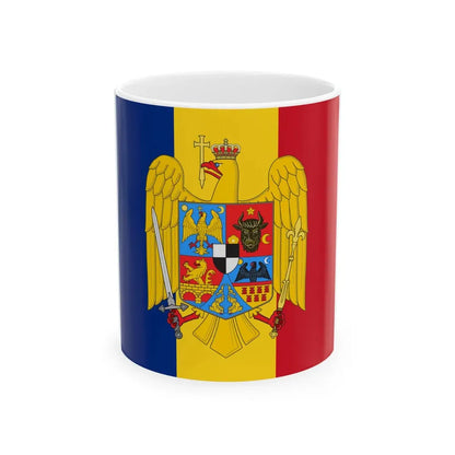 Standard of Marshal Ion Antonescu (Moldova) White Coffee Mug 11oz - Go Mug Yourself