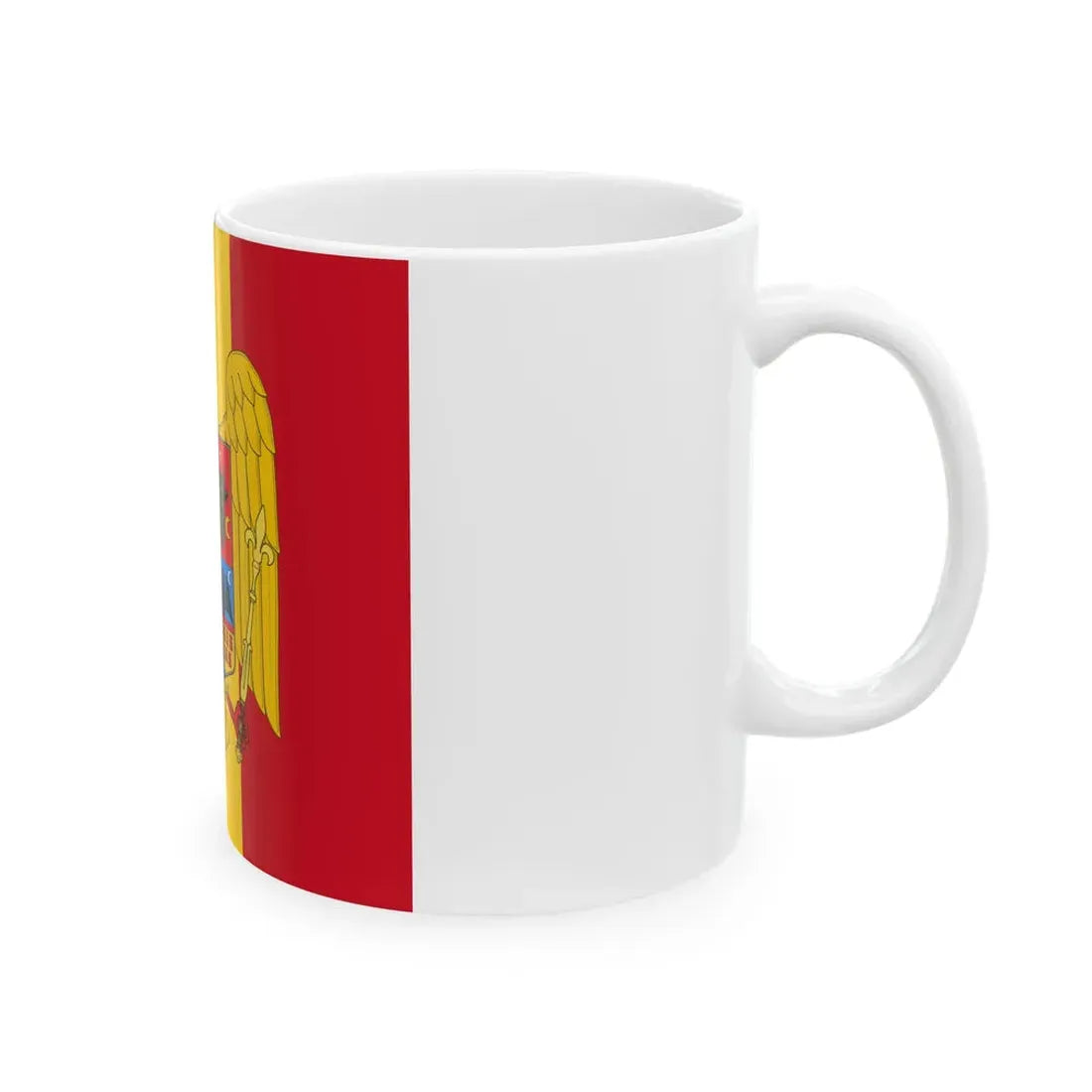 Standard of Marshal Ion Antonescu (Moldova) White Coffee Mug - Go Mug Yourself
