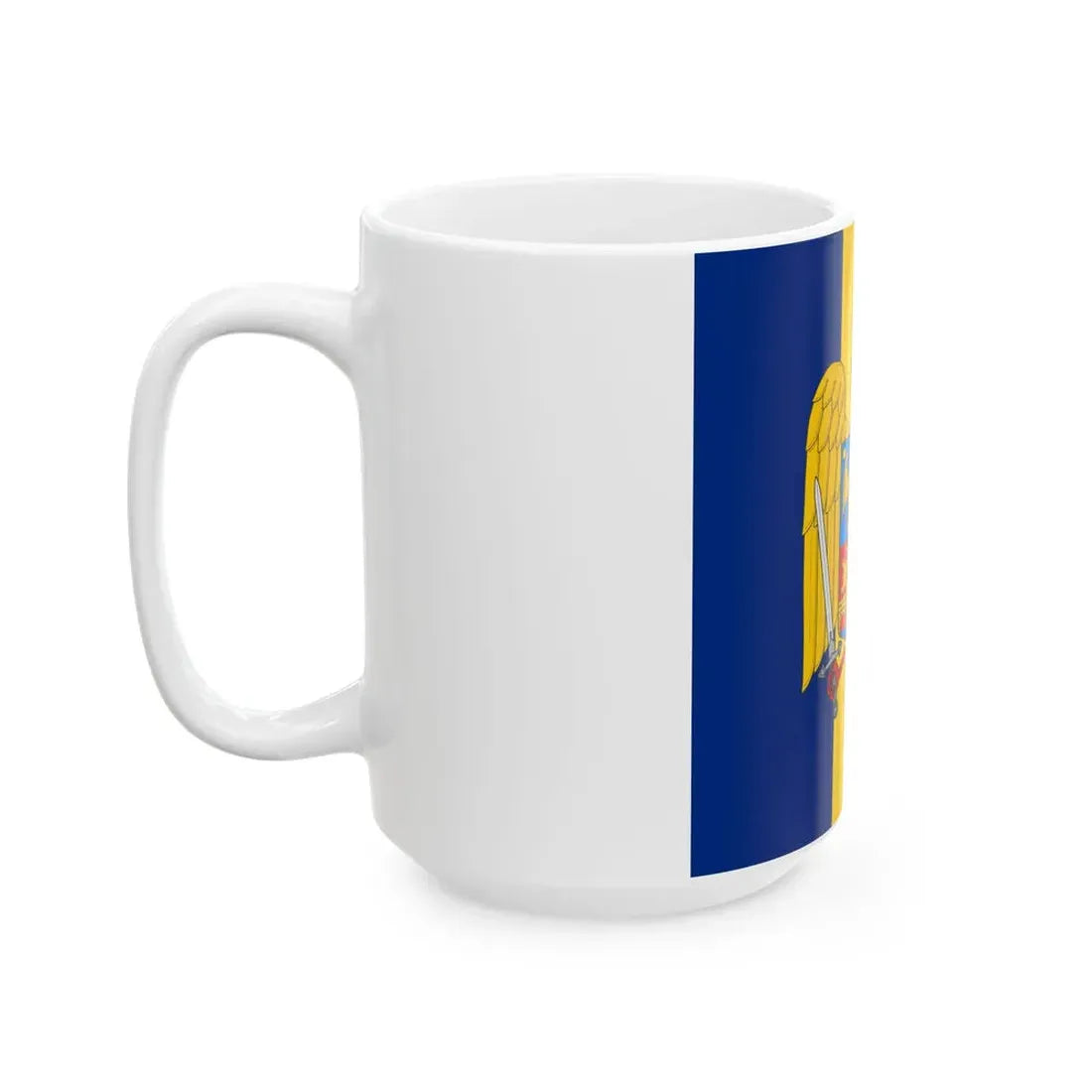 Standard of Marshal Ion Antonescu (Moldova) White Coffee Mug - Go Mug Yourself
