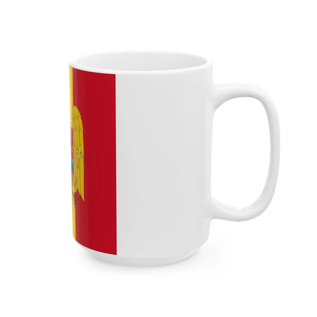 Standard of Marshal Ion Antonescu (Moldova) White Coffee Mug - Go Mug Yourself