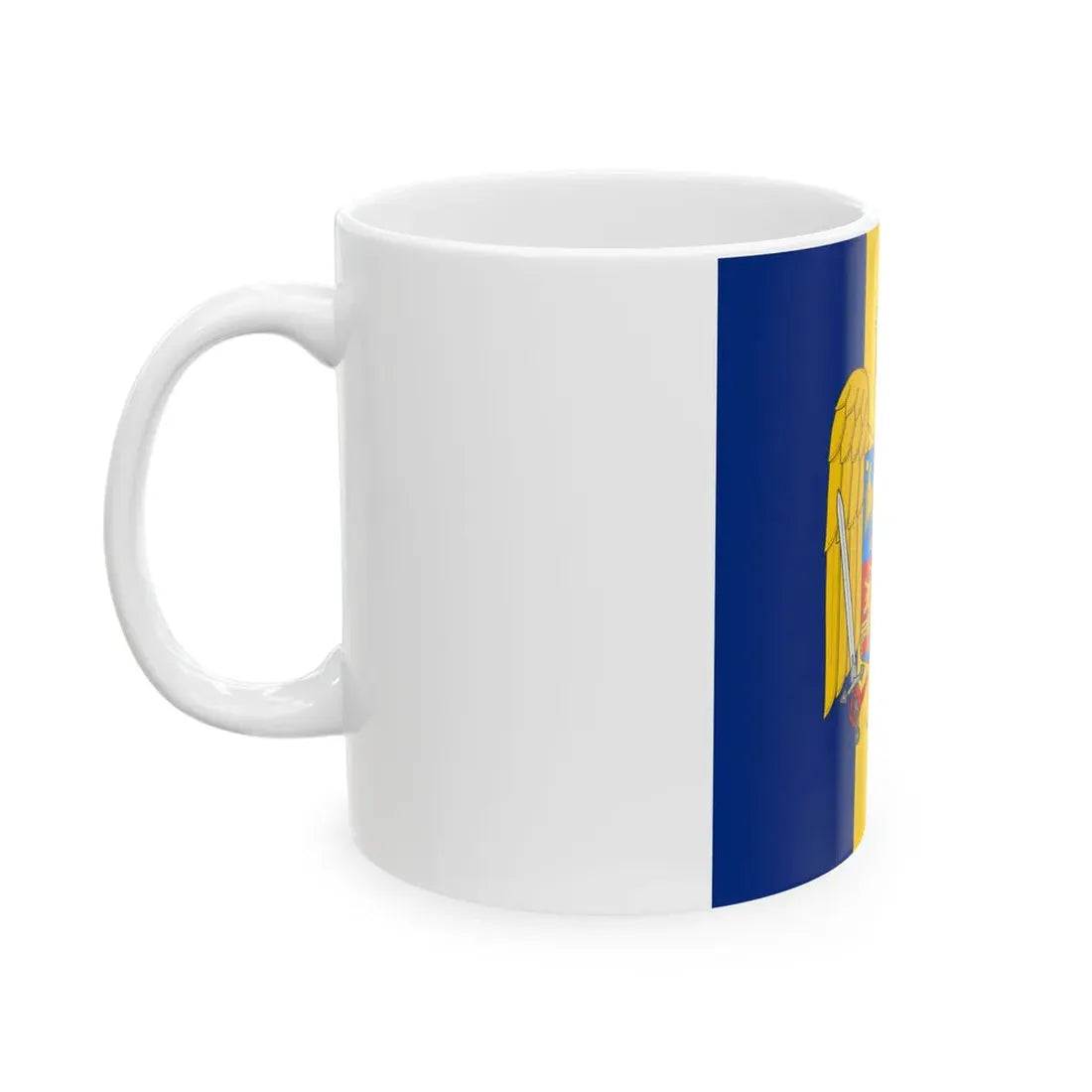 Standard of Marshal Ion Antonescu (Oman) White Coffee Mug - Go Mug Yourself