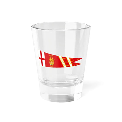 Standard of Oliver Cromwell England (England) Shot Glass 1.5oz 1.5oz - Go Mug Yourself