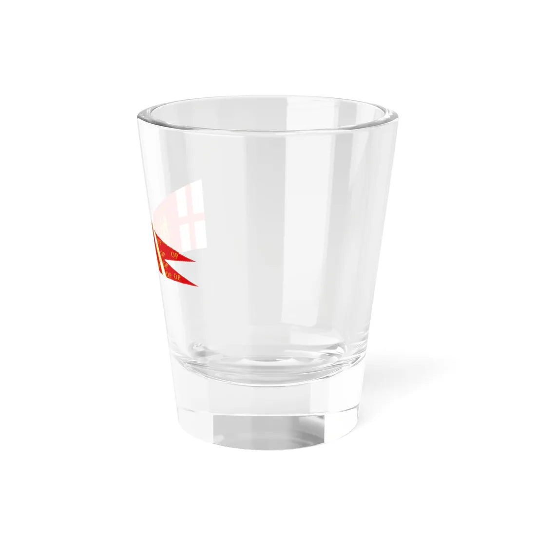 Standard of Oliver Cromwell England (England) Shot Glass 1.5oz - Go Mug Yourself