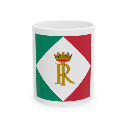 Standard of Presidents Emeritus of Italy 2003-2006 (Italy) White Coffee Mug 11oz - Go Mug Yourself