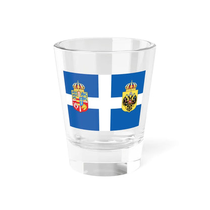 Standard of Queen Olga of Greece (Greece) Shot Glass 1.5oz 1.5oz - Go Mug Yourself