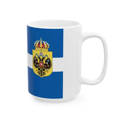 Standard of Queen Olga of Greece (Greece) White Coffee Mug - Go Mug Yourself