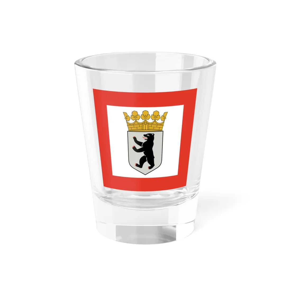 Standard of senate and the governing mayor of Berlin (Germany) Shot Glass 1.5oz 1.5oz - Go Mug Yourself