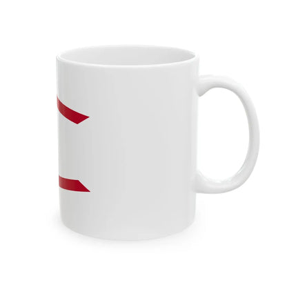 Standard of Senior Captain JMSDF (Japan) White Coffee Mug - Go Mug Yourself