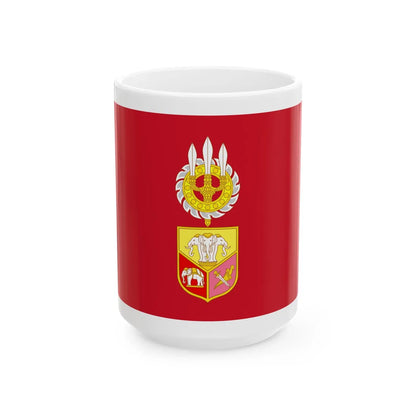 Standard of Siamese Royal Family (Cambodia) White Coffee Mug 15oz - Go Mug Yourself