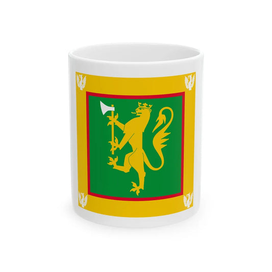 Standard of the 12th Brigade Norway (Norway) White Coffee Mug 11oz - Go Mug Yourself