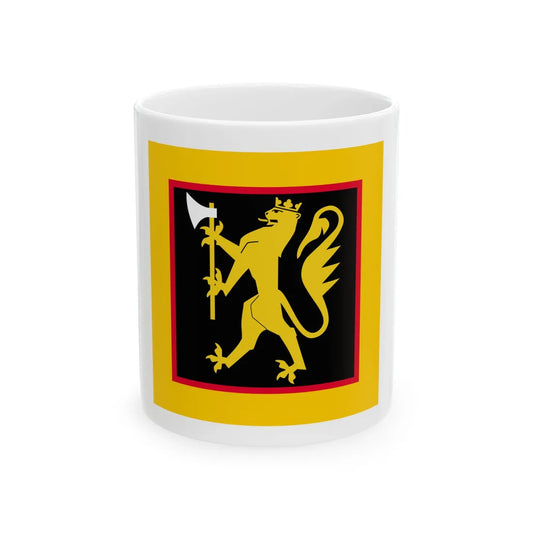 Standard of the 2nd Battalion Norway (Norway) White Coffee Mug 11oz - Go Mug Yourself