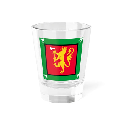 Standard of the 5th Brigade Norway (Norway) Shot Glass 1.5oz 1.5oz - Go Mug Yourself