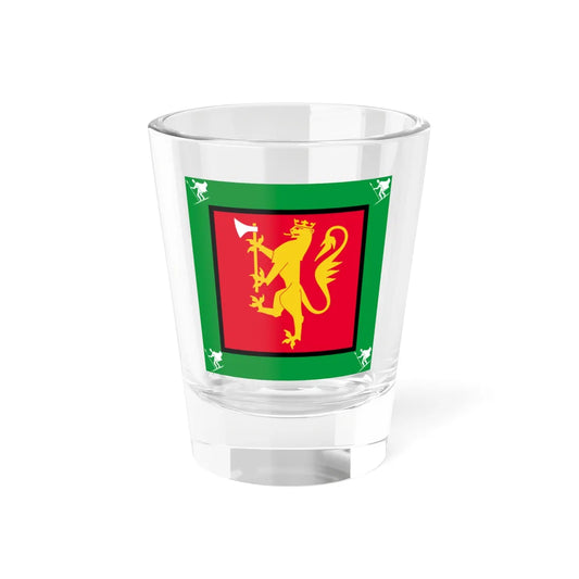 Standard of the 5th Brigade Norway (Norway) Shot Glass 1.5oz 1.5oz - Go Mug Yourself