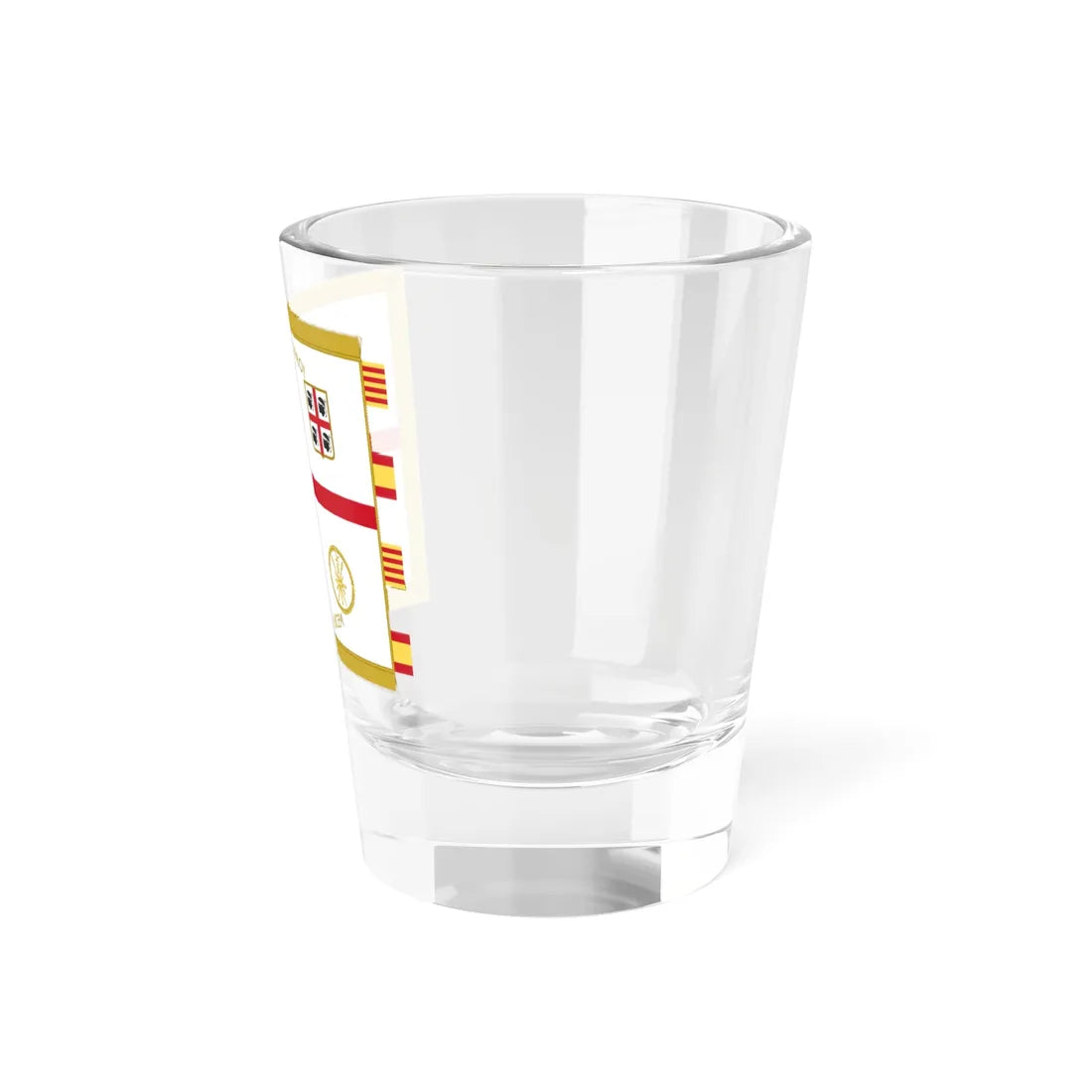 Standard of the 6th Airborne Brigade Almogavares Reverse (Spain) Shot Glass 1.5oz - Go Mug Yourself