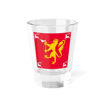 Standard of the 6th Division Norway (Norway) Shot Glass 1.5oz 1.5oz - Go Mug Yourself