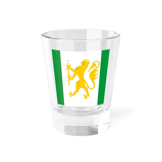 Standard of the Agder og Rogaland Home Guard District 08 (Norway) Shot Glass 1.5oz 1.5oz - Go Mug Yourself