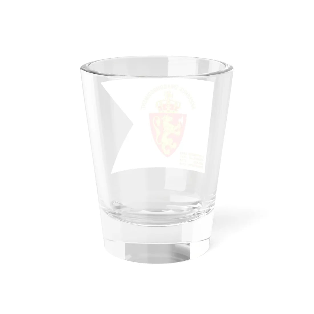 Standard of the Akershus Dragoon Regiment (Norway) Shot Glass 1.5oz - Go Mug Yourself