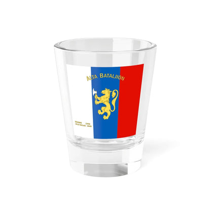 Standard of the Alta Battalion (Norway) Shot Glass 1.5oz 1.5oz - Go Mug Yourself