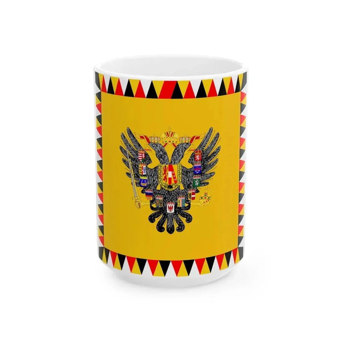 Standard of the Archdukes of Austria Before 1915 (Austria) White Coffee Mug 15oz - Go Mug Yourself