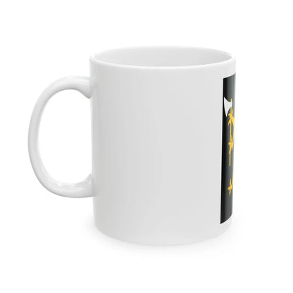 Standard of the Bergenhus Home Guard District 09 (Norway) White Coffee Mug - Go Mug Yourself