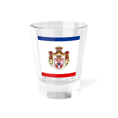 Standard of the Chairman of the Council of Ministers for the Kingdom of Yugoslavia (Yugoslavia) Shot Glass 1.5oz 1.5oz - Go Mug Yourself