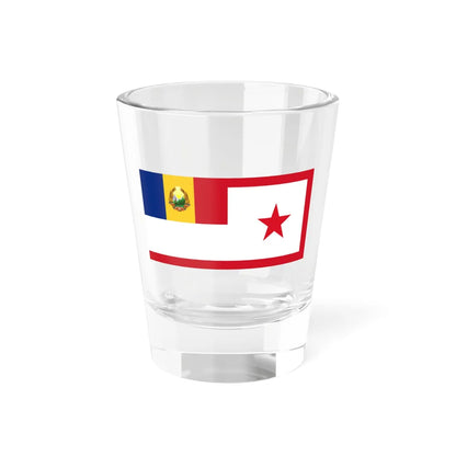 Standard of the Chairman of the Presidium of Romania 1948-1952 (Oman) Shot Glass 1.5oz 1.5oz - Go Mug Yourself