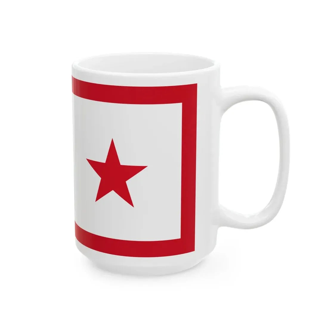Standard of the Chairman of the Presidium of Romania 1948-1952 (Oman) White Coffee Mug - Go Mug Yourself