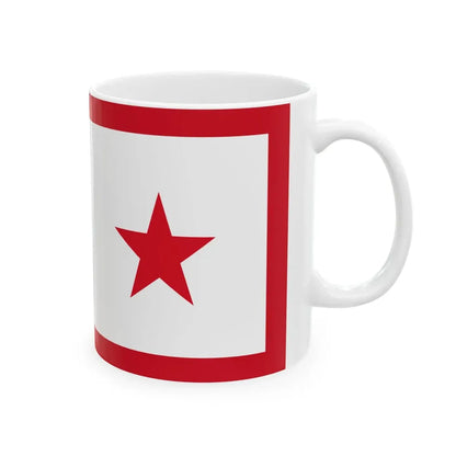 Standard of the Chairman of the Presidium of Romania 1952-1965 (Oman) White Coffee Mug - Go Mug Yourself