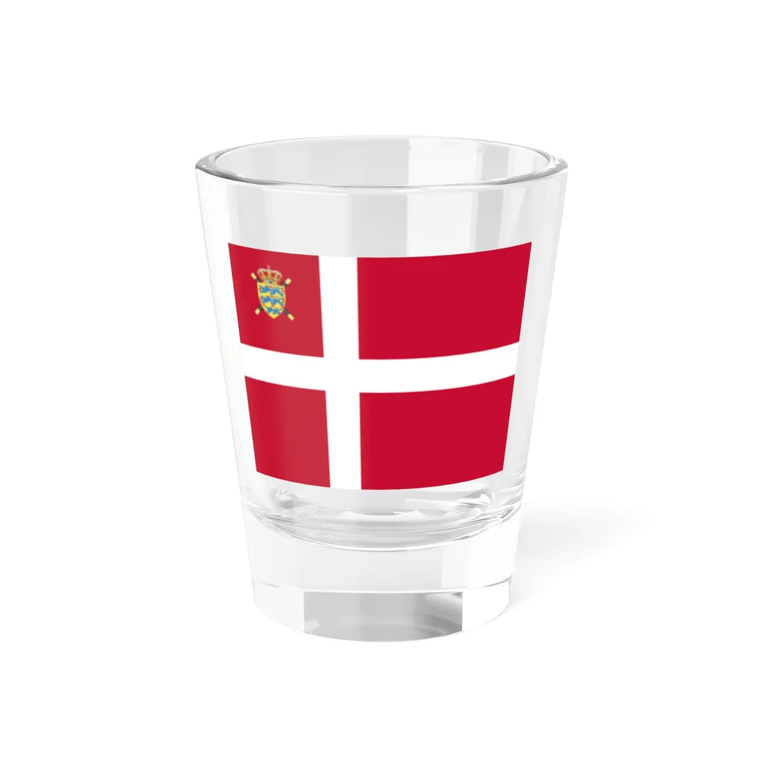Standard of the Chief of the Defense Staff of Denmark (Denmark) Shot Glass 1.5oz 1.5oz - Go Mug Yourself