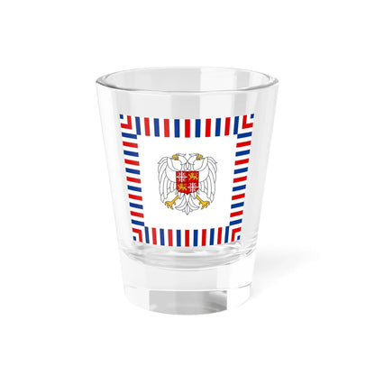 Standard of the Chief of the General Staff of the Army of Yugoslavia 1995-2003 (Yugoslavia) Shot Glass 1.5oz 1.5oz - Go Mug Yourself