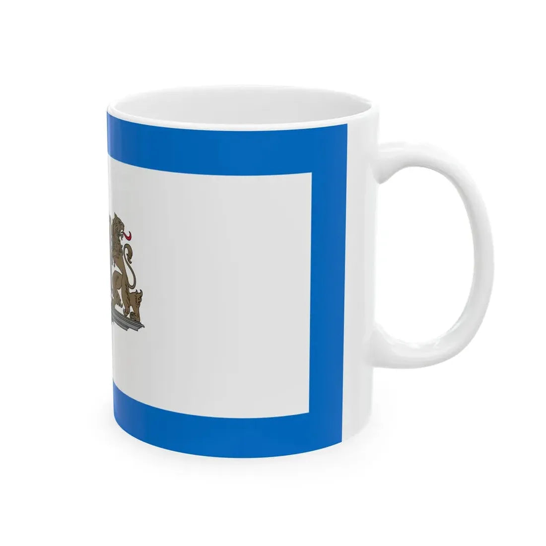 Standard of the city council chairman of Riga (Latvia) White Coffee Mug - Go Mug Yourself