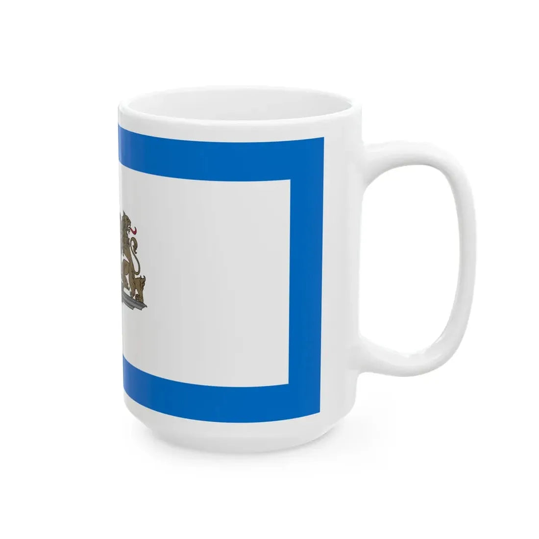 Standard of the city council chairman of Riga (Latvia) White Coffee Mug - Go Mug Yourself