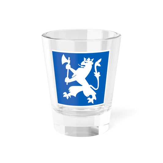 Standard of the Combat Engineer Battalion Norway (Norway) Shot Glass 1.5oz 1.5oz - Go Mug Yourself