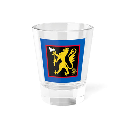 Standard of the Combat Service Support Battalion Norway (Norway) Shot Glass 1.5oz 1.5oz - Go Mug Yourself