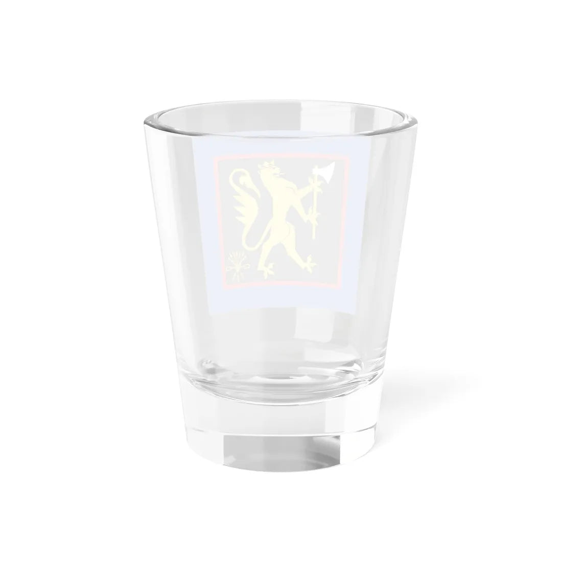 Standard of the Combat Service Support Battalion Norway (Norway) Shot Glass 1.5oz - Go Mug Yourself