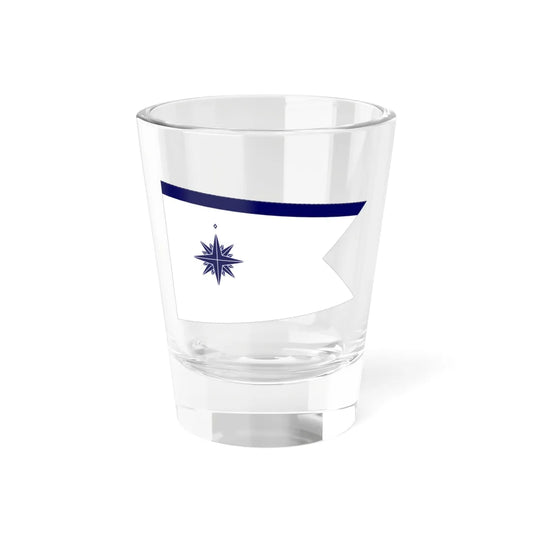 Standard of the Commander of Regional Coast Guard Headquarters Japan Coast Guard-bordered (Japan) Shot Glass 1.5oz 1.5oz - Go Mug Yourself