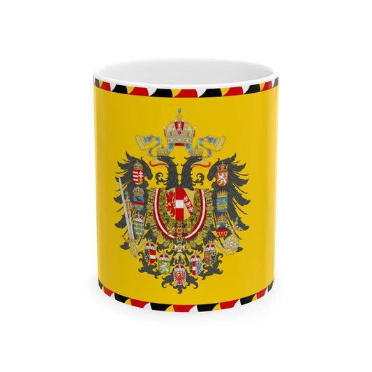 Standard of the Common Army Yellow (Austria) White Coffee Mug 11oz - Go Mug Yourself