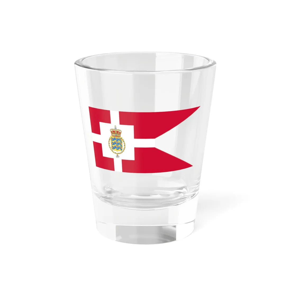 Standard of the Crown Prince of Denmark (Denmark) Shot Glass 1.5oz 1.5oz - Go Mug Yourself